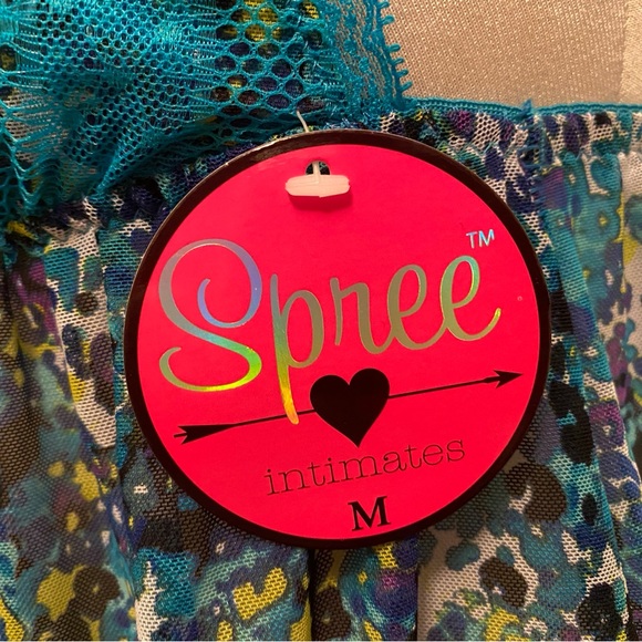 Spree babydoll nightie & thong panty size M NWT. - Picture 3 of 7